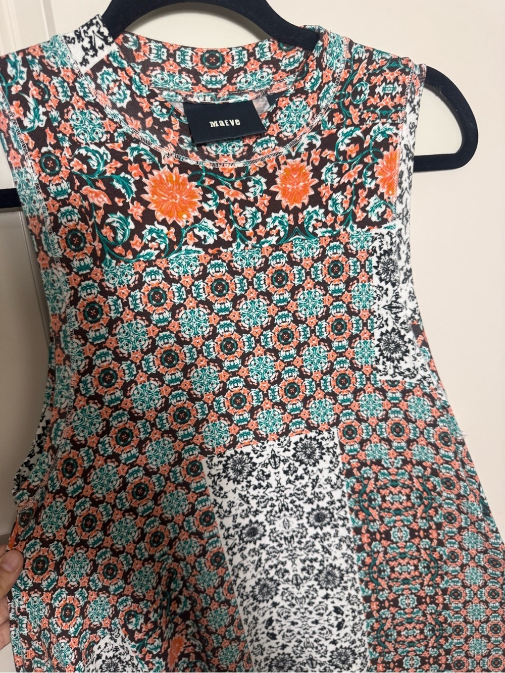 Anthropologie Maeve Lilt Swing Dress size M 2 pockets - Picture 4 of 7